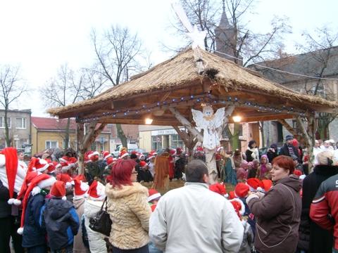 Spotkanie przy szopce