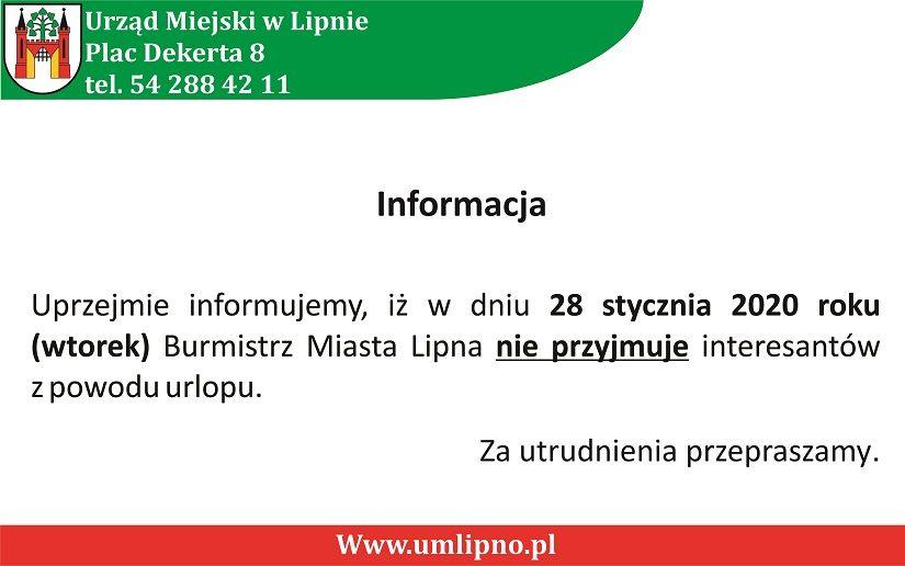 Informacja dla mieszkańców