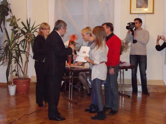 Zdj. nr. 12. Wręczenie stypendiów Burmistrza Miasta Lipna 2011