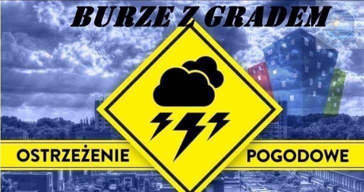 Ostrzeżenie meteorologiczne: burze