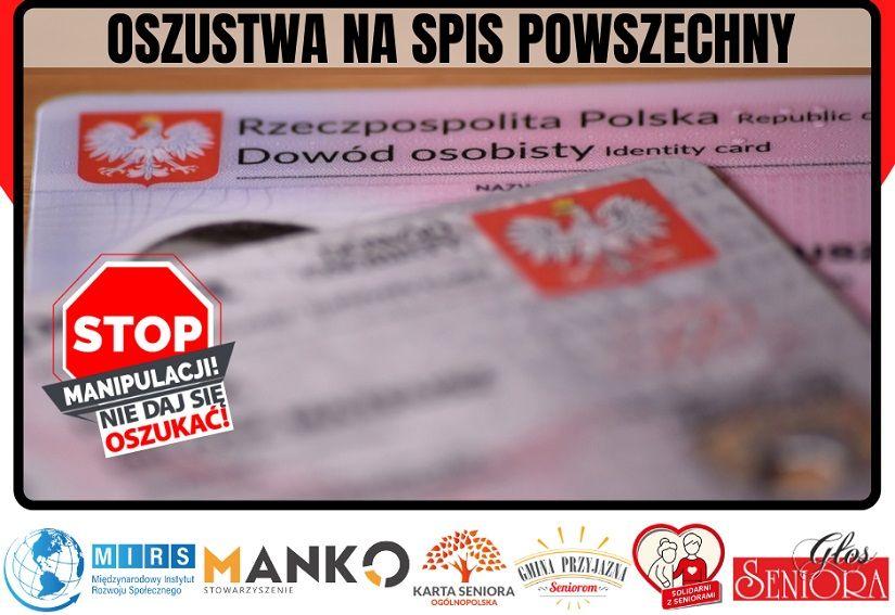 Stop Manipulacji – nie daj się oszukać! Ostrzeżenie przed oszustwami na spis powszechny