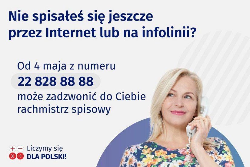 Od 4 maja pracę rozpoczynają rachmistrzowie telefoniczni