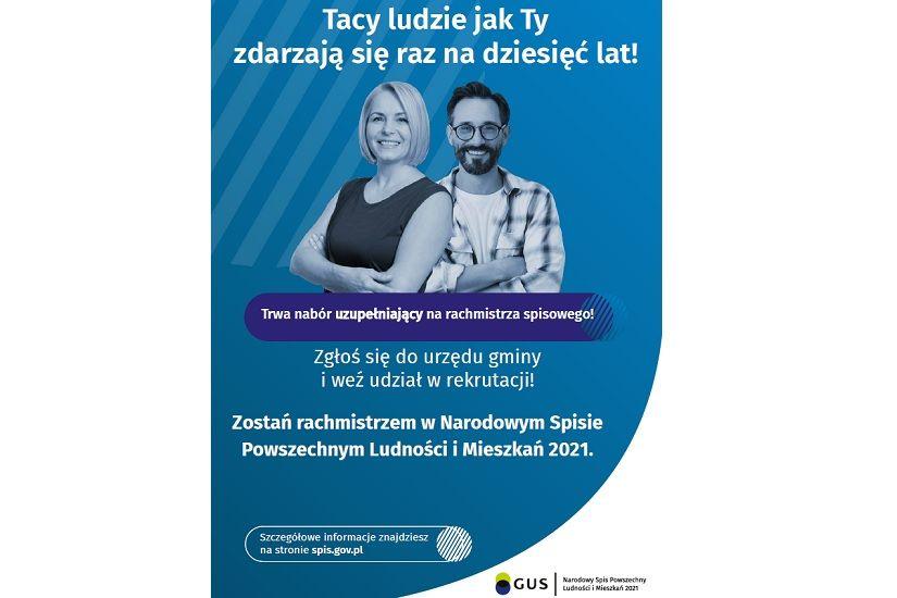 Ogłoszenie o naborze uzupełniającym kandydatów na rachmistrzów spisowych