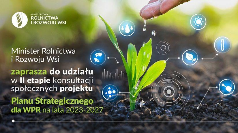 Konsultacje społeczne drugiej wersji projektu Planu Strategicznego dla Wspólnej Polityki Rolnej