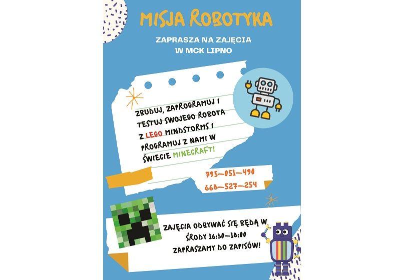 Misja Robotyka - zajęcia w MCK Lipno