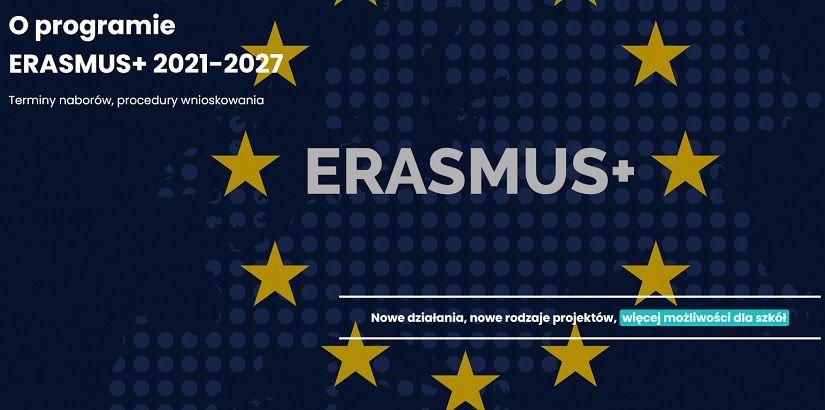 Informacja o warsztatach - Jak pozyskać dotację z programu Erasmus+ 2021-2027