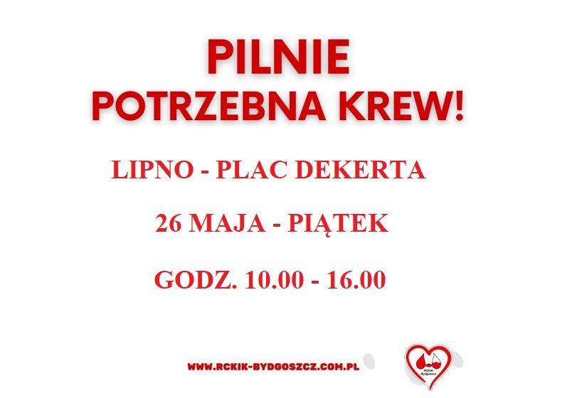 Pilnie potrzebna krew!