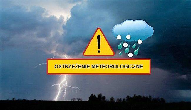 Ostrzeżenia meteorologiczne: burze z gradem