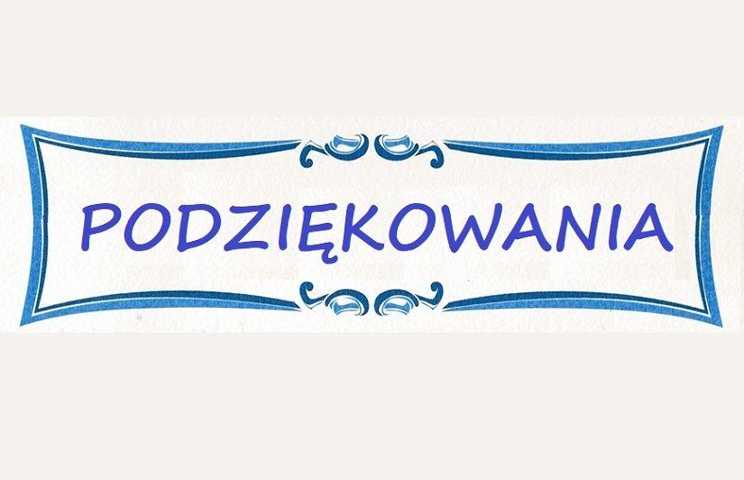 Podziękowanie Przedszkola nr 1 w Nysie