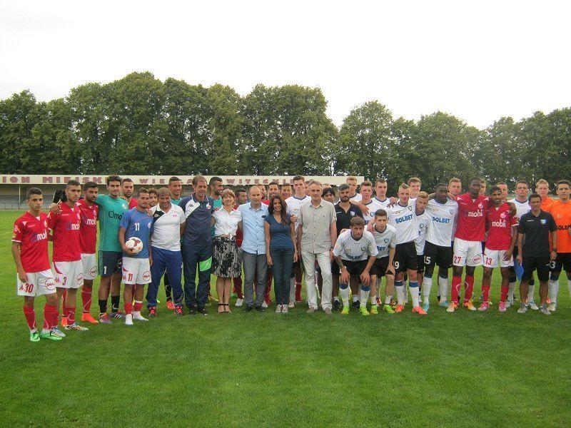 Zdj. nr. 1. Zawisza Bydgoszcz - Hapoel Be'er Sheva - Stadion Miejski w Lipnie - 5 lipca 2014 roku