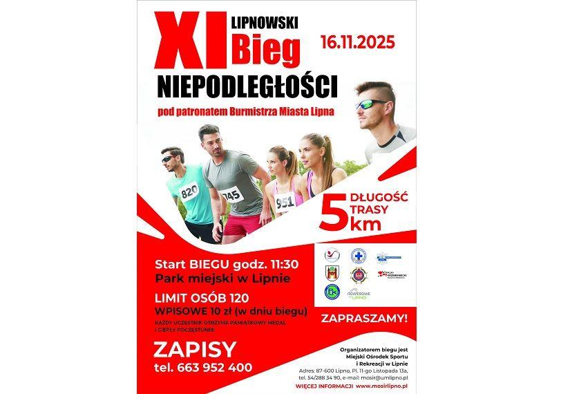 XI Lipnowski Bieg Niepodległości / Bieg dla Dzieci - zapisy