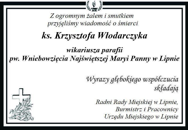 Z głębokim żalem zawiadamiamy...