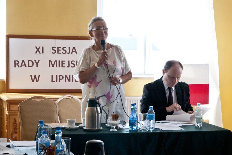 Zdj. nr. 22. XI Sesja Rady Miejskiej w Lipnie