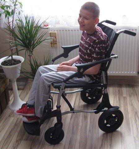 Kamil ma nowy wózek