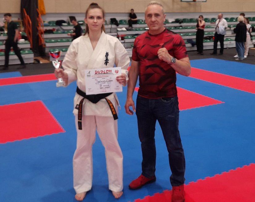 Angelika Sielczak z Lipnowskiego Klubu Kyokushin Karate brązową medalistką Akademickich Mistrzostw Polski