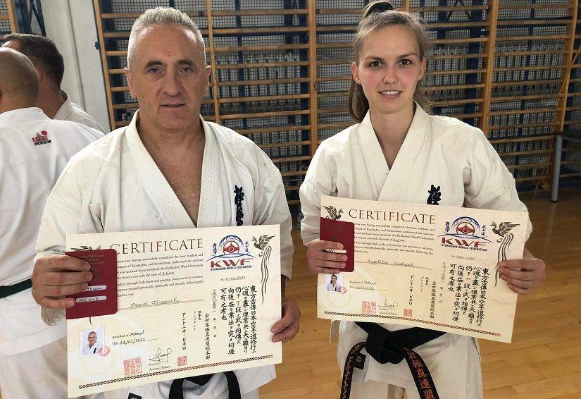 Trener Lipnowskiego Klubu Kyokushin Karate uzyskał tytuł Shihan 