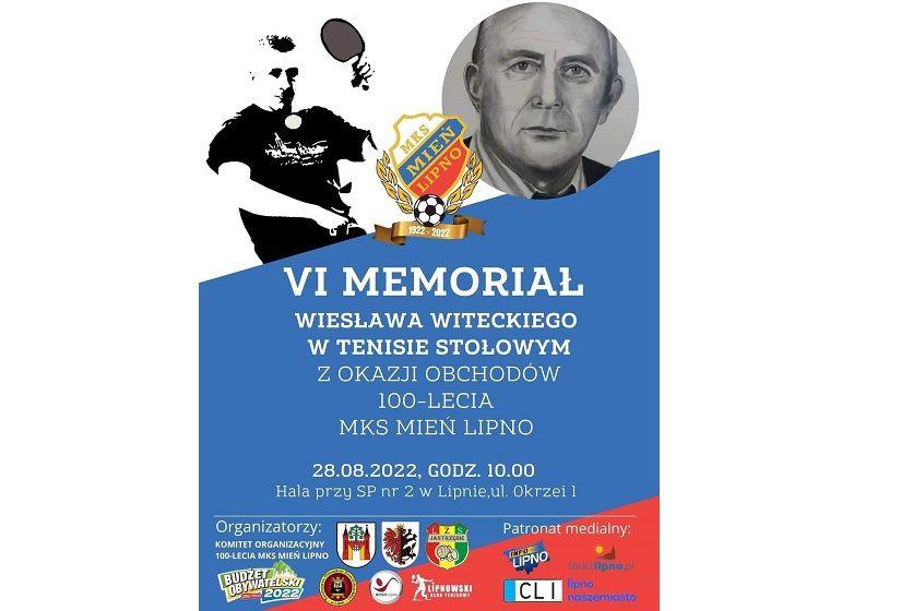 VI Memoriał Wiesława Witeckiego w tenisie stołowym