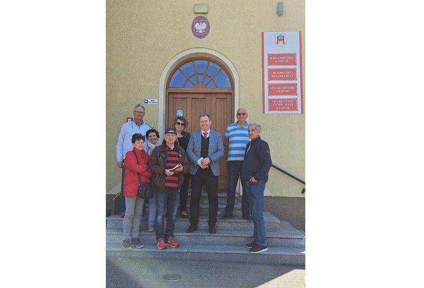 Wizyta członków rodziny Zygmunta Uzarowicza w Lipnie