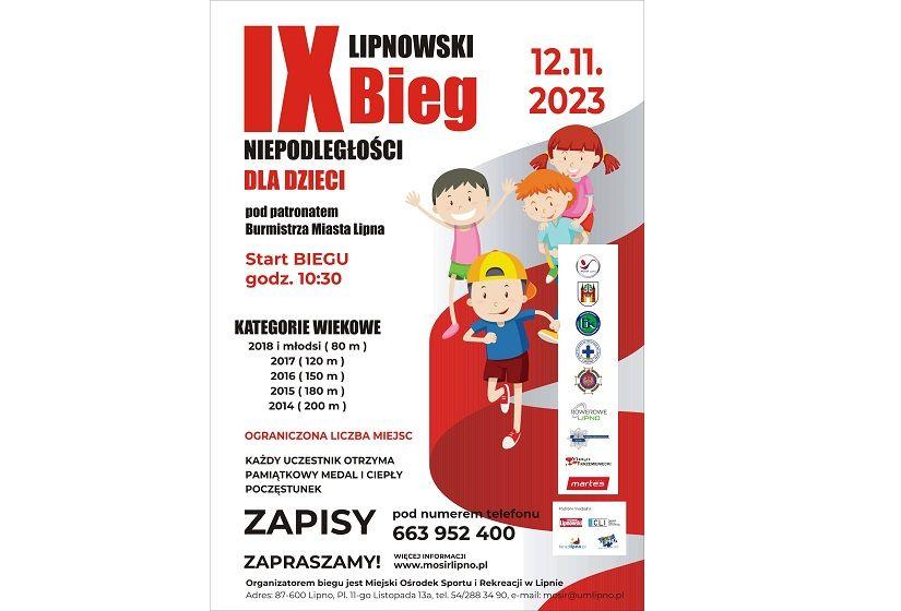 IX Lipnowski Bieg Niepodległości - Bieg dla Dzieci