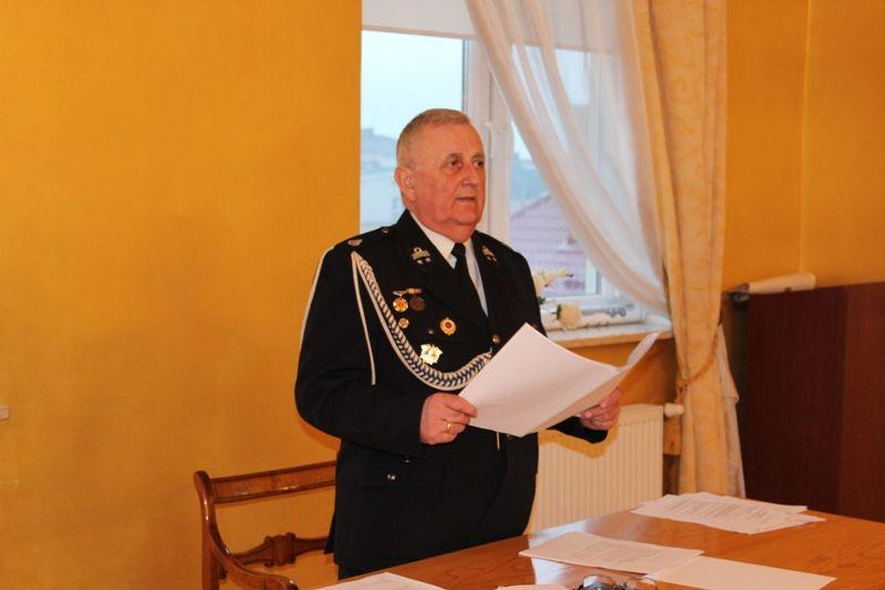 Zebranie sprawozdawcze za rok 2016 w jednostce Ochotniczej Straży Pożarnej w Lipnie