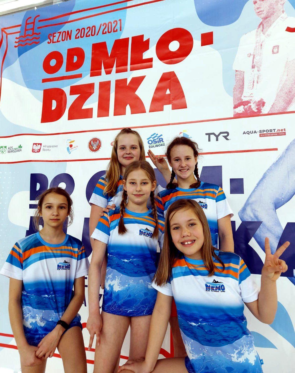Zawodnicy lipnowskiego klubu pływackiego NEMO - kliknięcie spowoduje powiększenie obrazka
