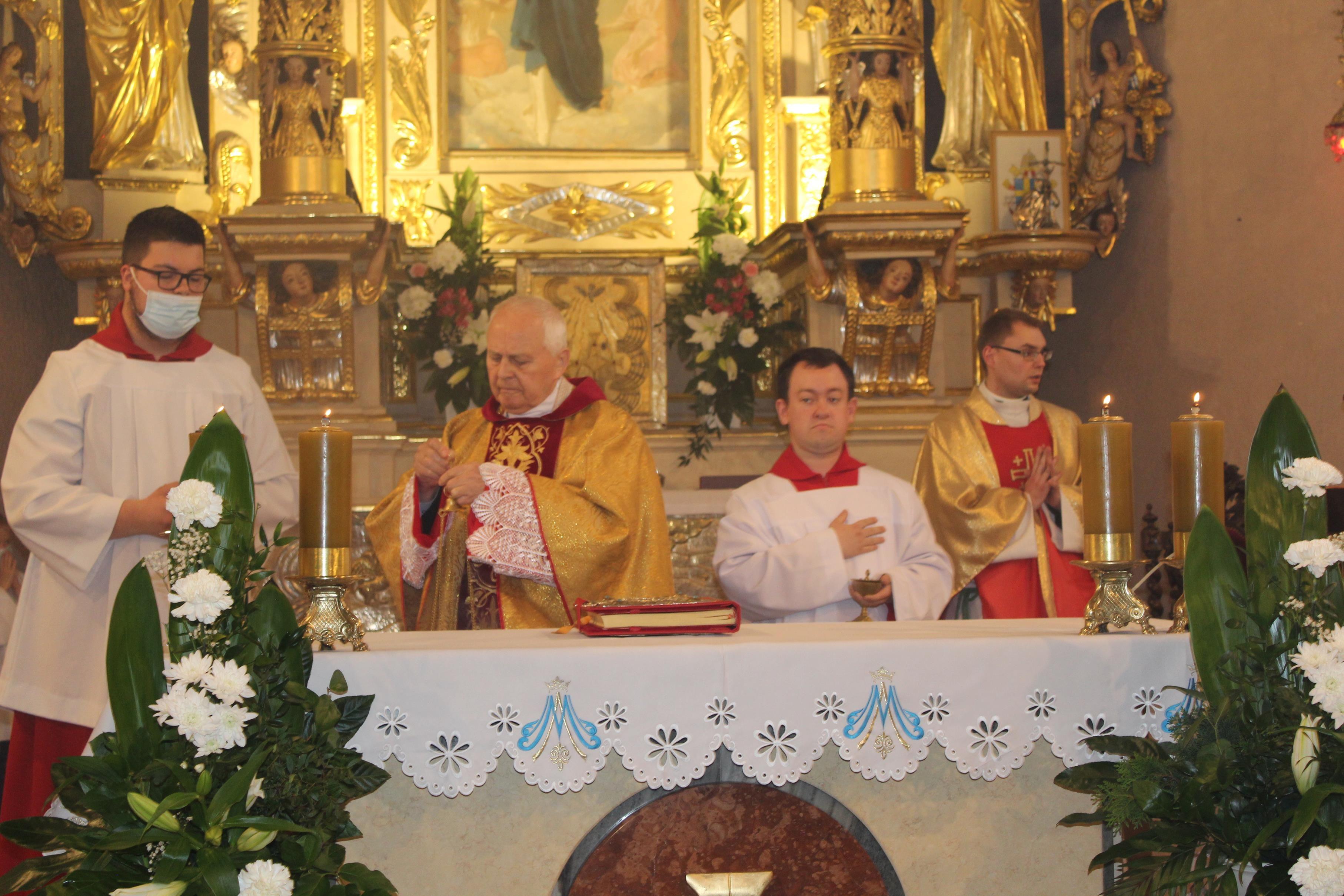 Jubileusz 60-lecia święceń kapłańskich księdza prałata Franciszka Cieślaka – kliknięcie spowoduje powiększenie obrazka