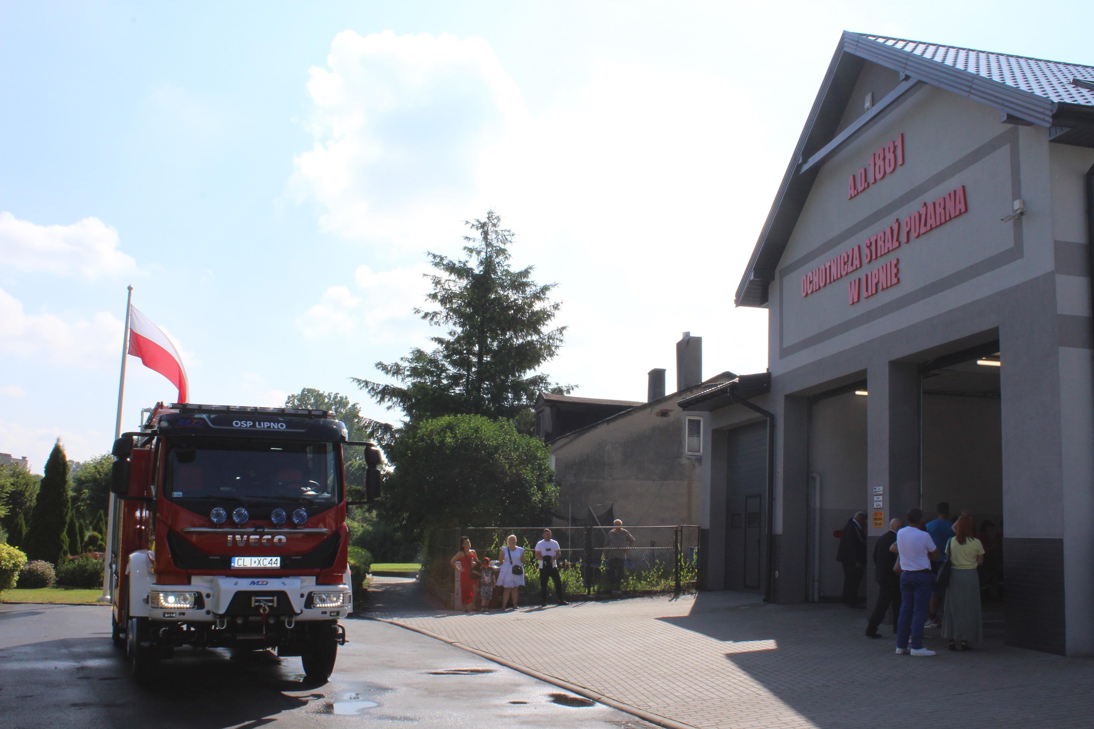 Zdj. nr. 1. Jubileusz 140-lecia Ochotniczej Straży Pożarnej w Lipnie - 27 czerwca 2021 r.