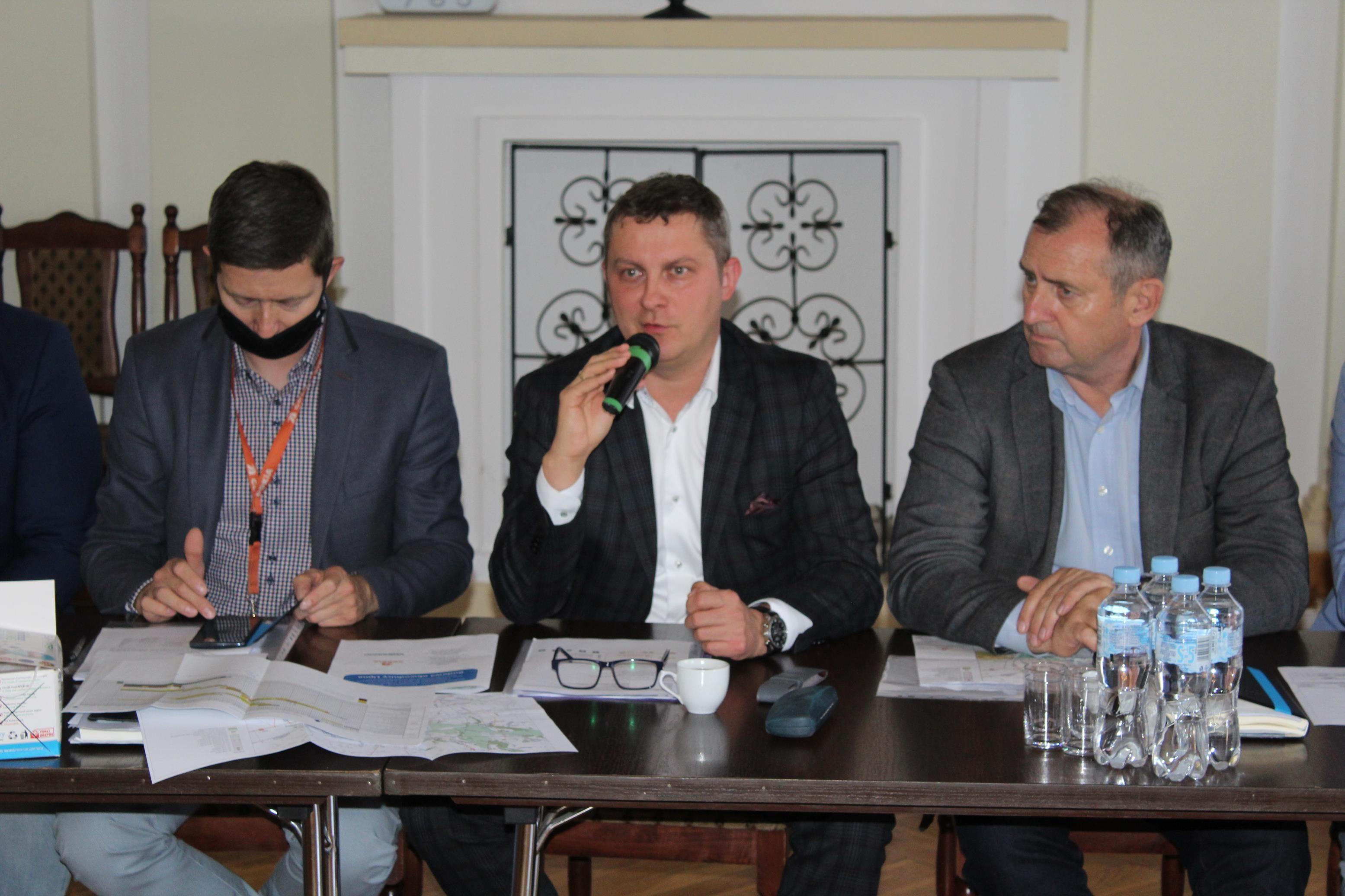 Zdj. nr. 13. Spotkanie informacyjne dotyczące opracowania projektowego budowy obwodnicy Lipna - 5 października 2021 r.