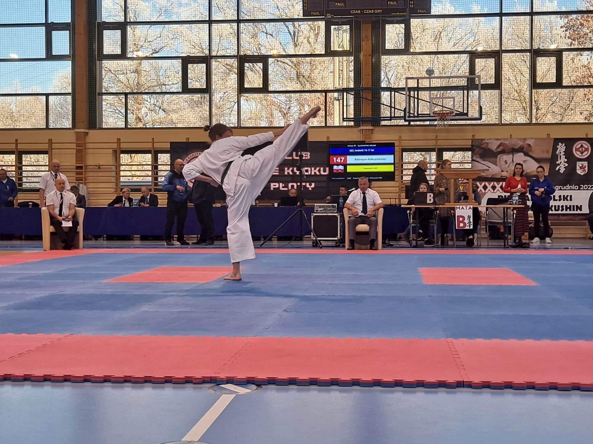 Zdj. nr. 12. Zawody Polskiego Związku Karate - 17 grudnia 2022 r., Płoty