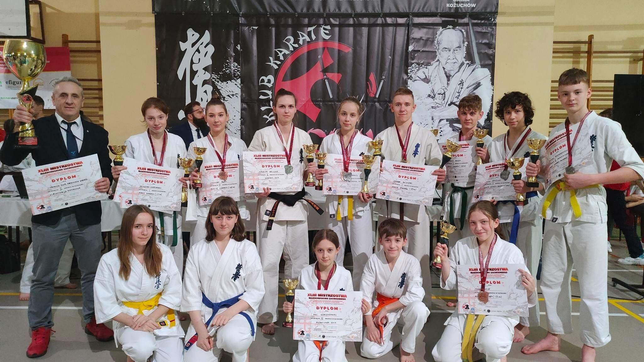 Zdj. nr. 3. Mistrzostwa Makroregionu Zachodniego i Międzywojewódzkie Mistrzostwa Młodzików w Karate Kyokushin - 25 marca 2023 r., Kożuchów