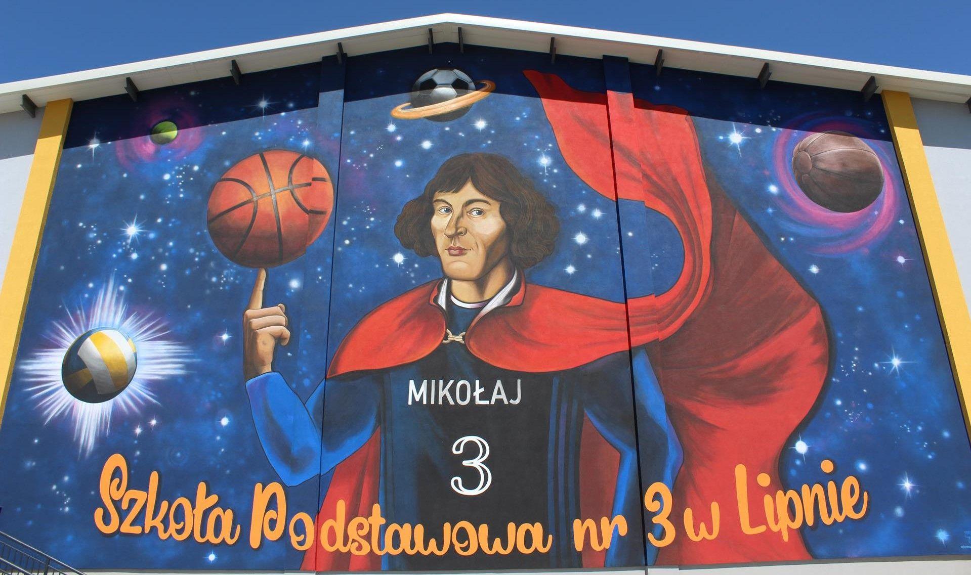 Zdj. nr. 24. Odsłonięcie muralu przy SP nr 3 w Lipnie - 1 czerwca 2023 r.