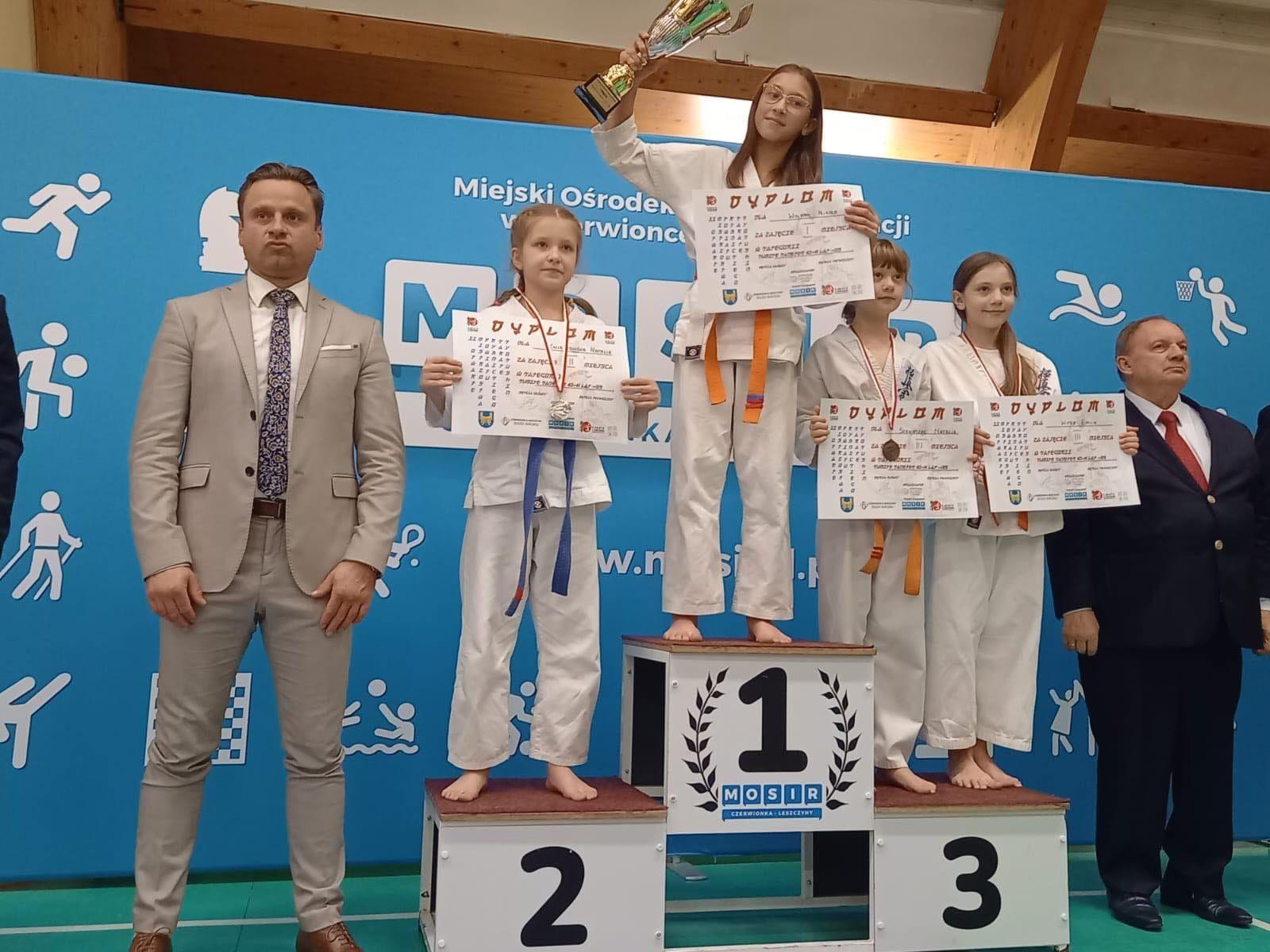 Zdj. nr. 2. Otwarte Mistrzostwa Powiatu Rybnickiego w Karate Kyokushin - 7 października 2023 r.