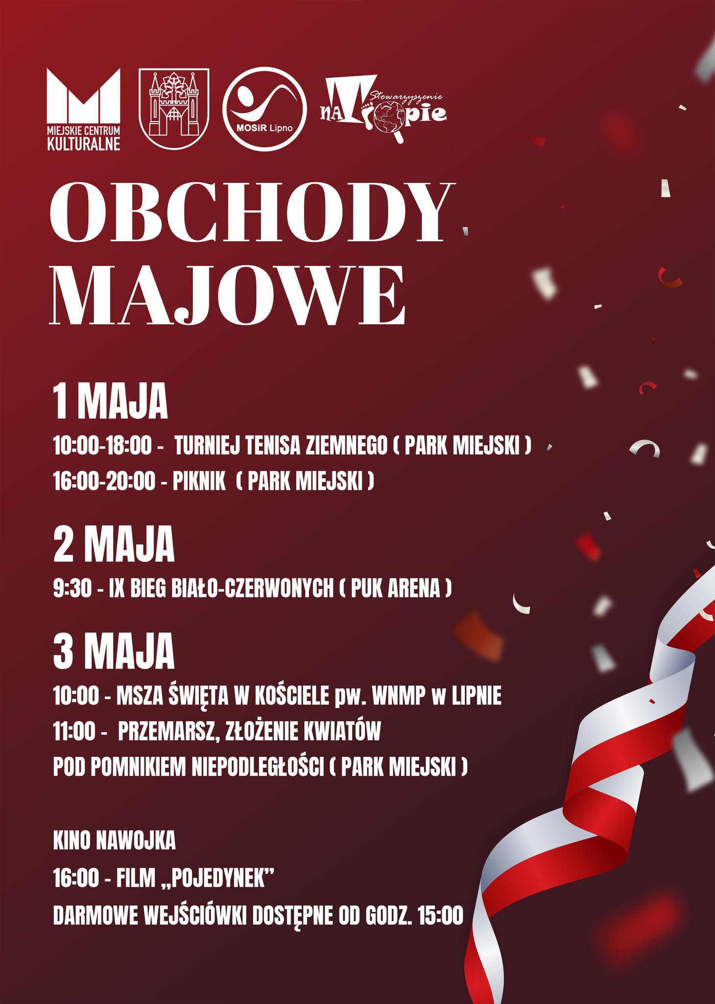 Plakat Święta Majowe