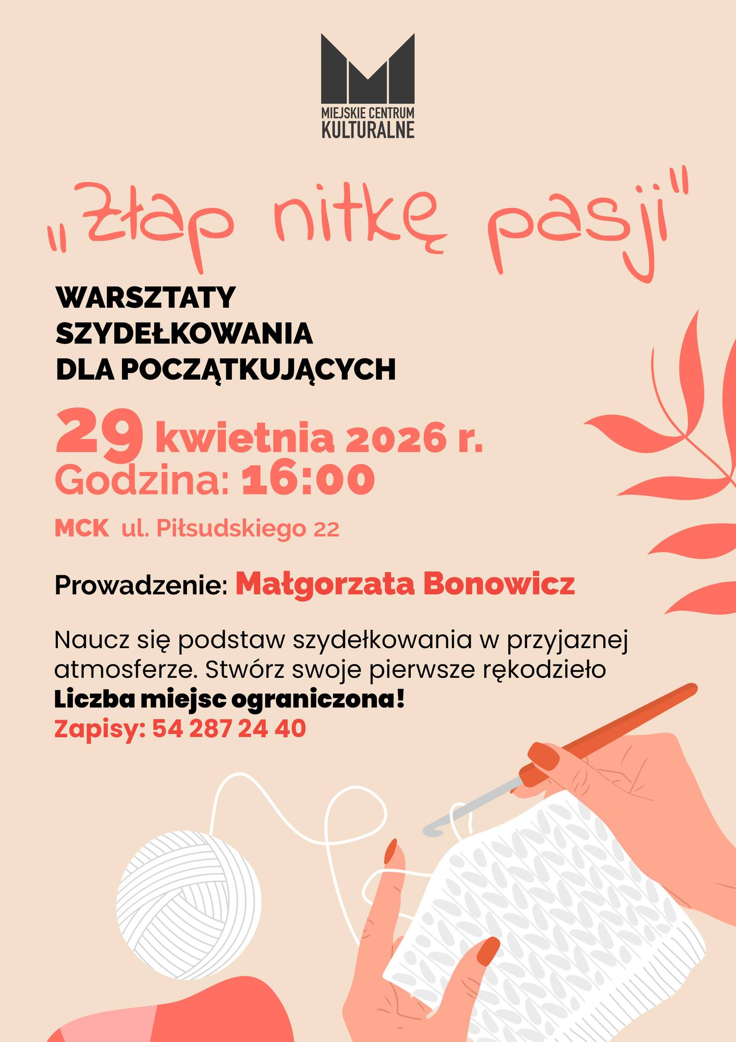 Plakat warsztaty